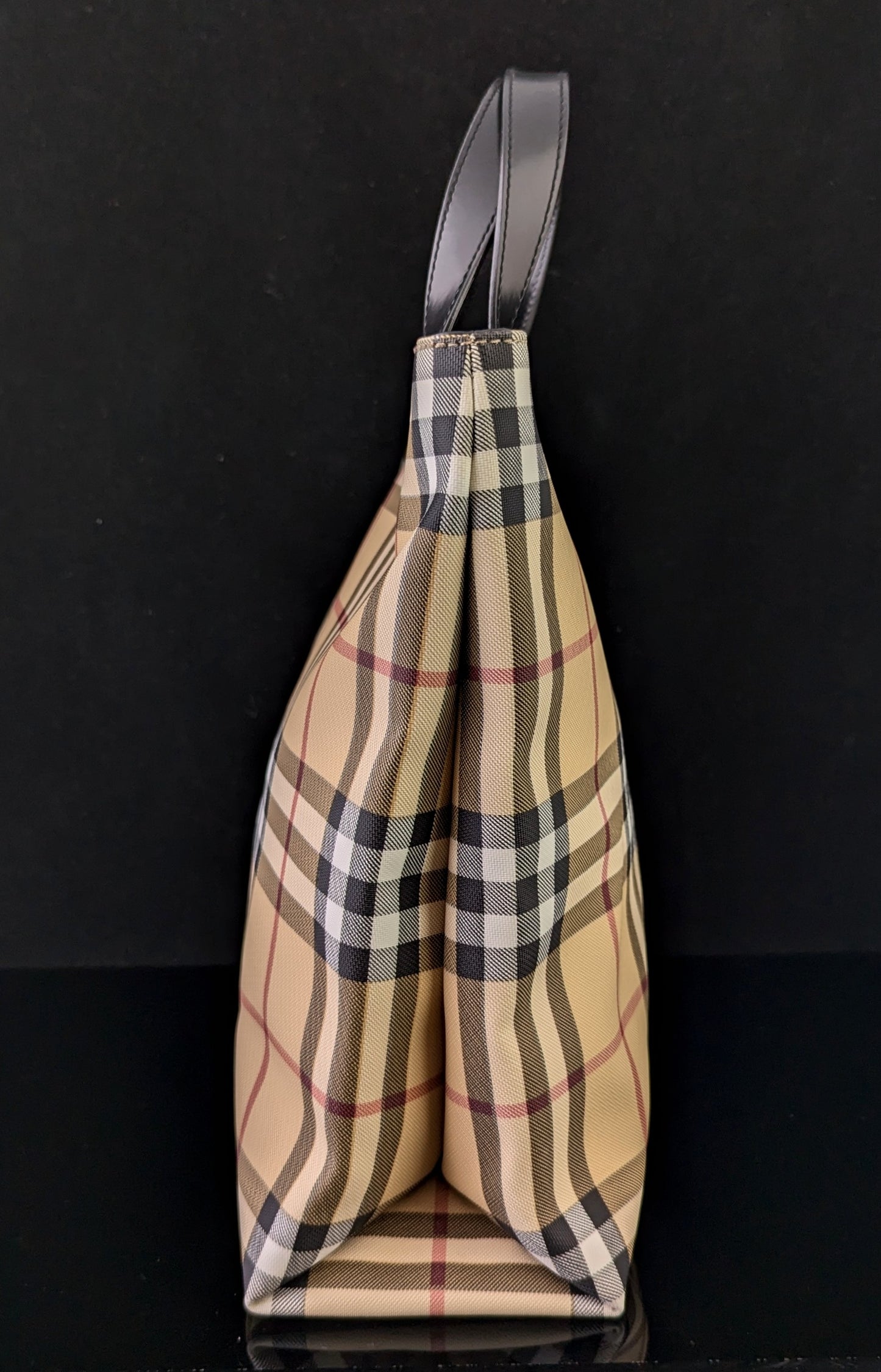 Vintage Burberry Nova check top handle tote bag, Handbag