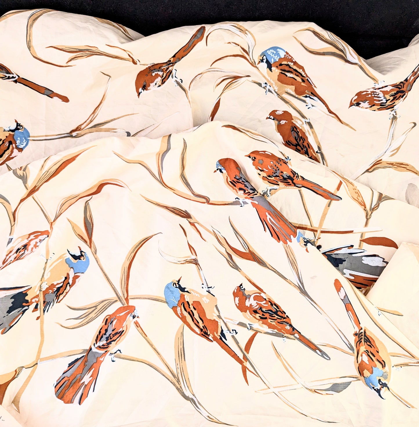 Rare vintage Jacqmar scarf, Bird print, RSPB