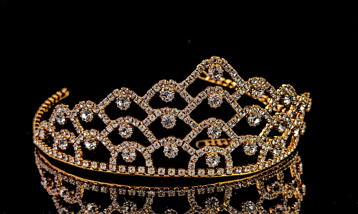 Vintage Crystal tiara, Bridal, Butler & Wilson