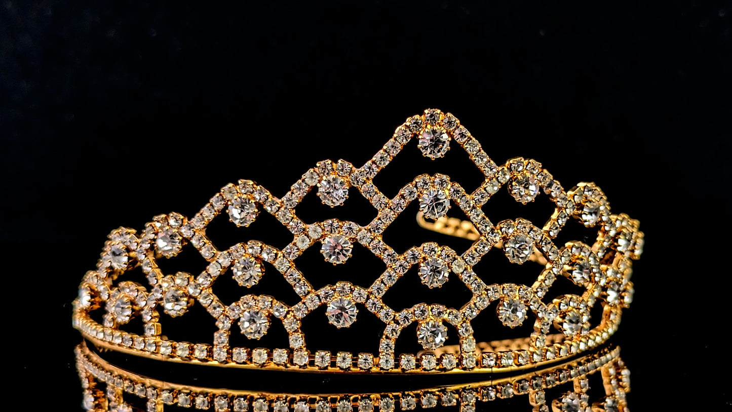 Vintage Crystal tiara, Bridal, Butler & Wilson