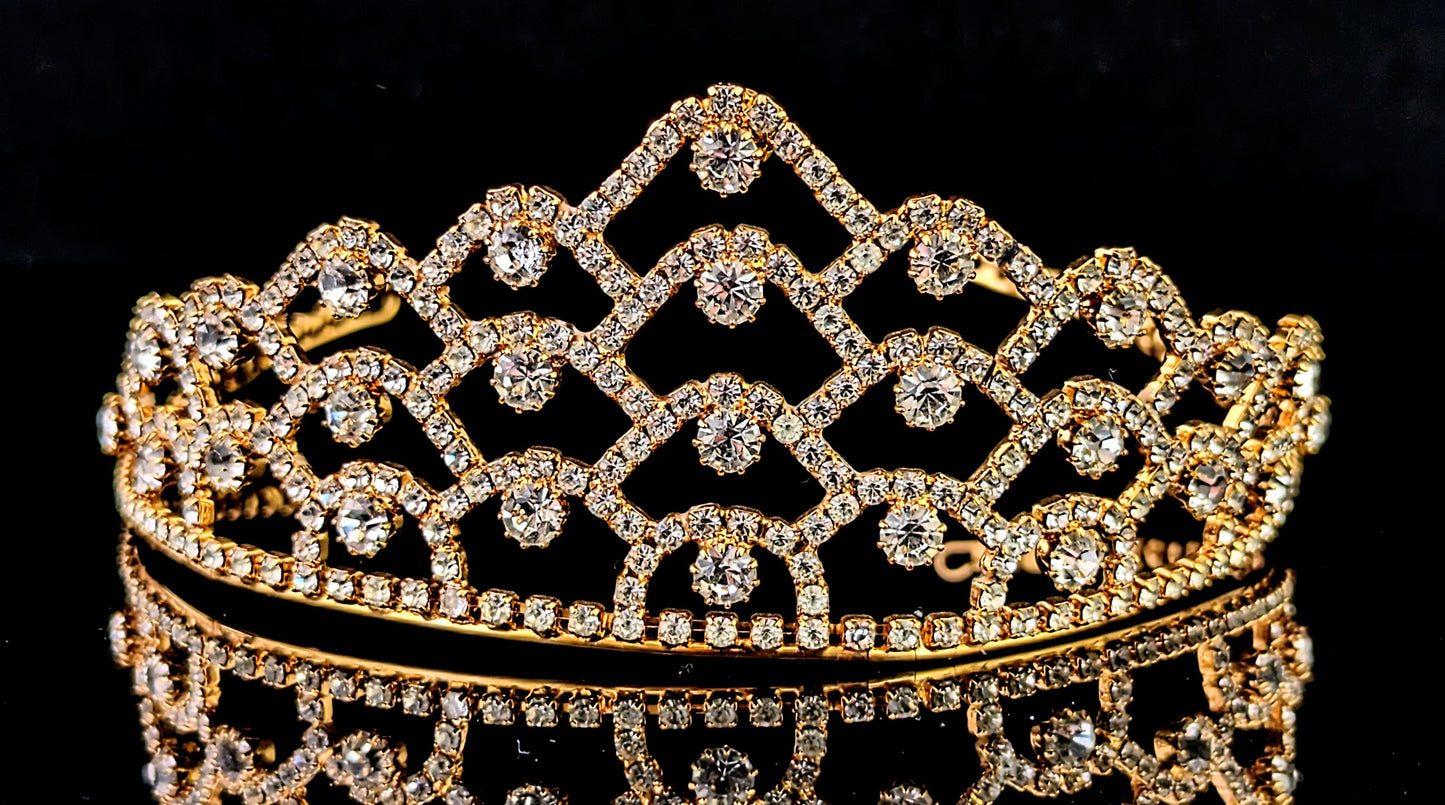 Vintage Crystal tiara, Bridal, Butler & Wilson