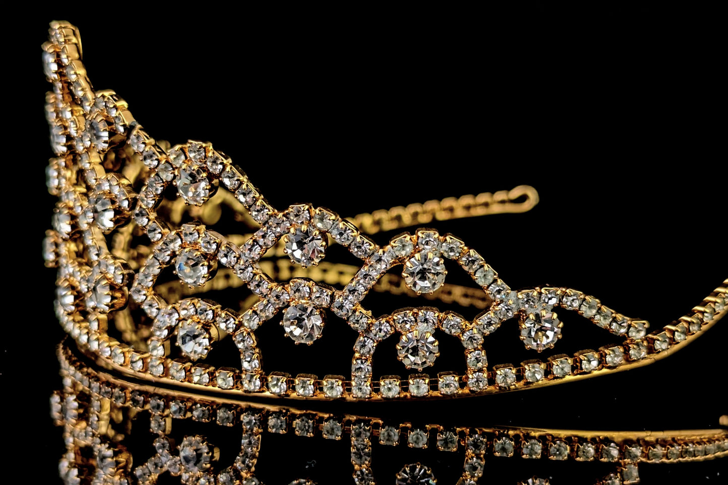 Vintage Crystal tiara, Bridal, Butler & Wilson