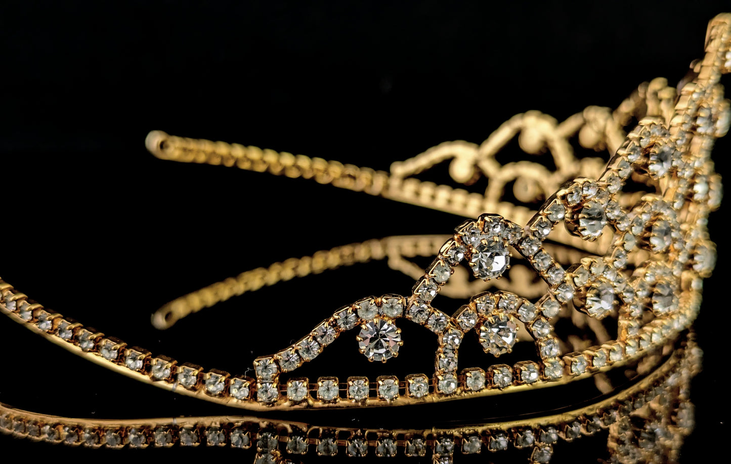 Vintage Crystal tiara, Bridal, Butler & Wilson