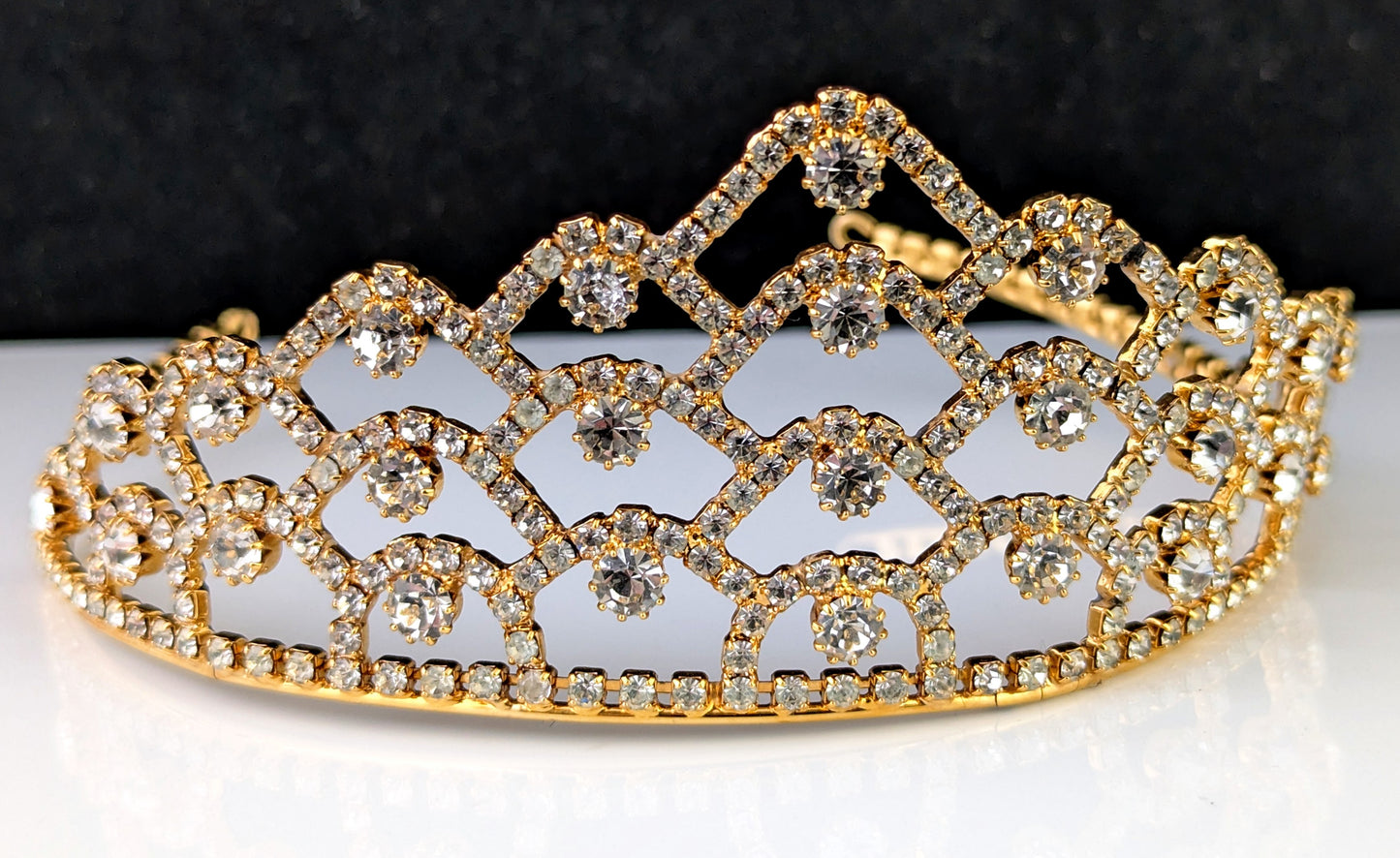 Vintage Crystal tiara, Bridal, Butler & Wilson