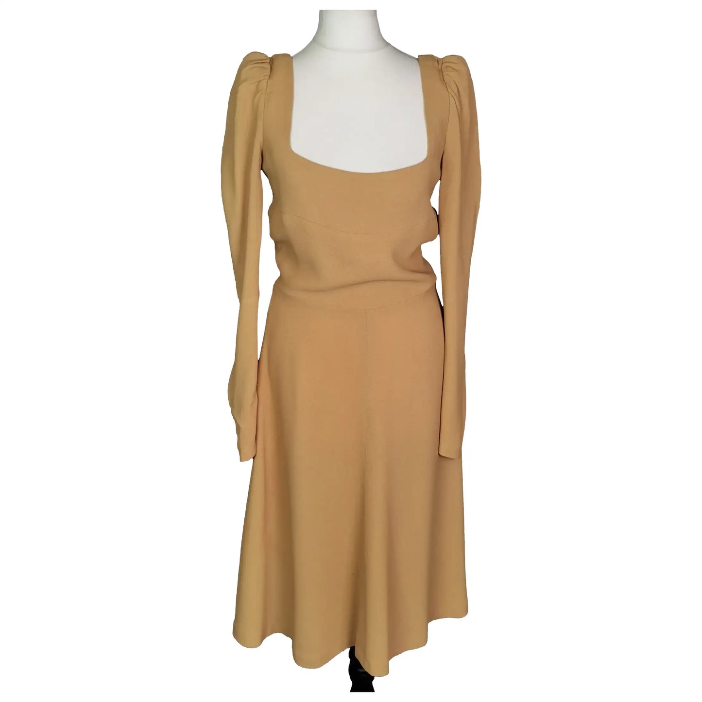 Vintage 1970s Biba dress, mustard Yellow