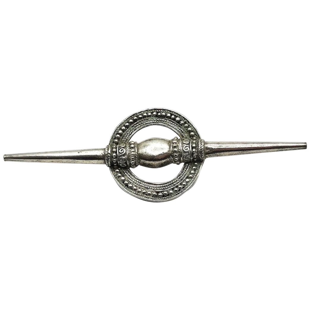 Vintage French Avant Garde designer brooch, Marie Victoire