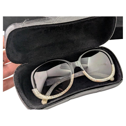 Vintage Chanel Sunglasses, Bi colour frames, Cased