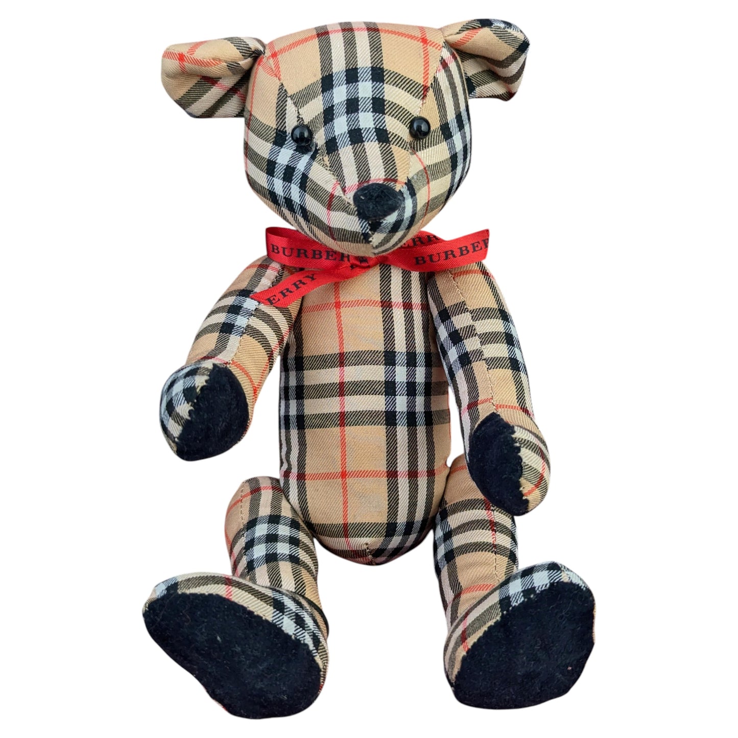 Vintage Burberry check teddy bear