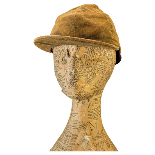Antique velvet jockeys cap, sporting hat (Copy)