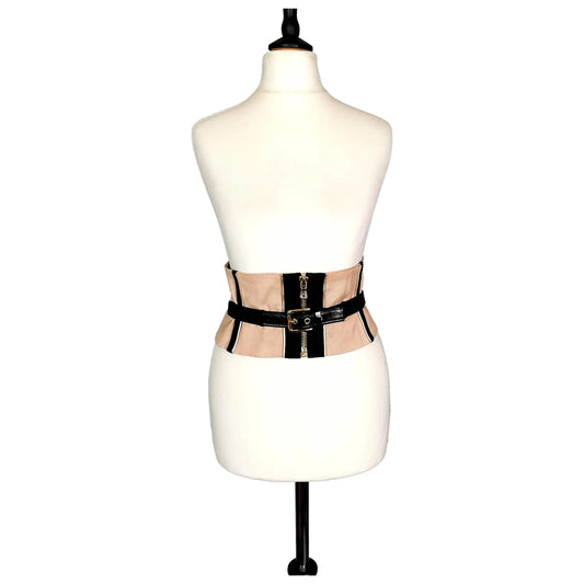 Dolce and Gabbana corset waist belt, blush pink