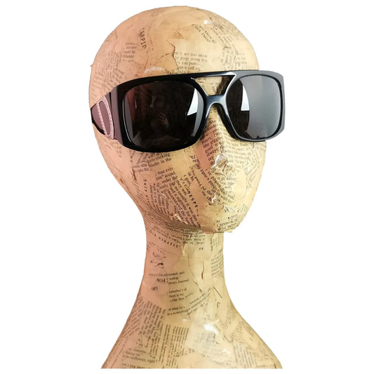 Dolce and Gabbana oversized Sunglasses, logo, Black