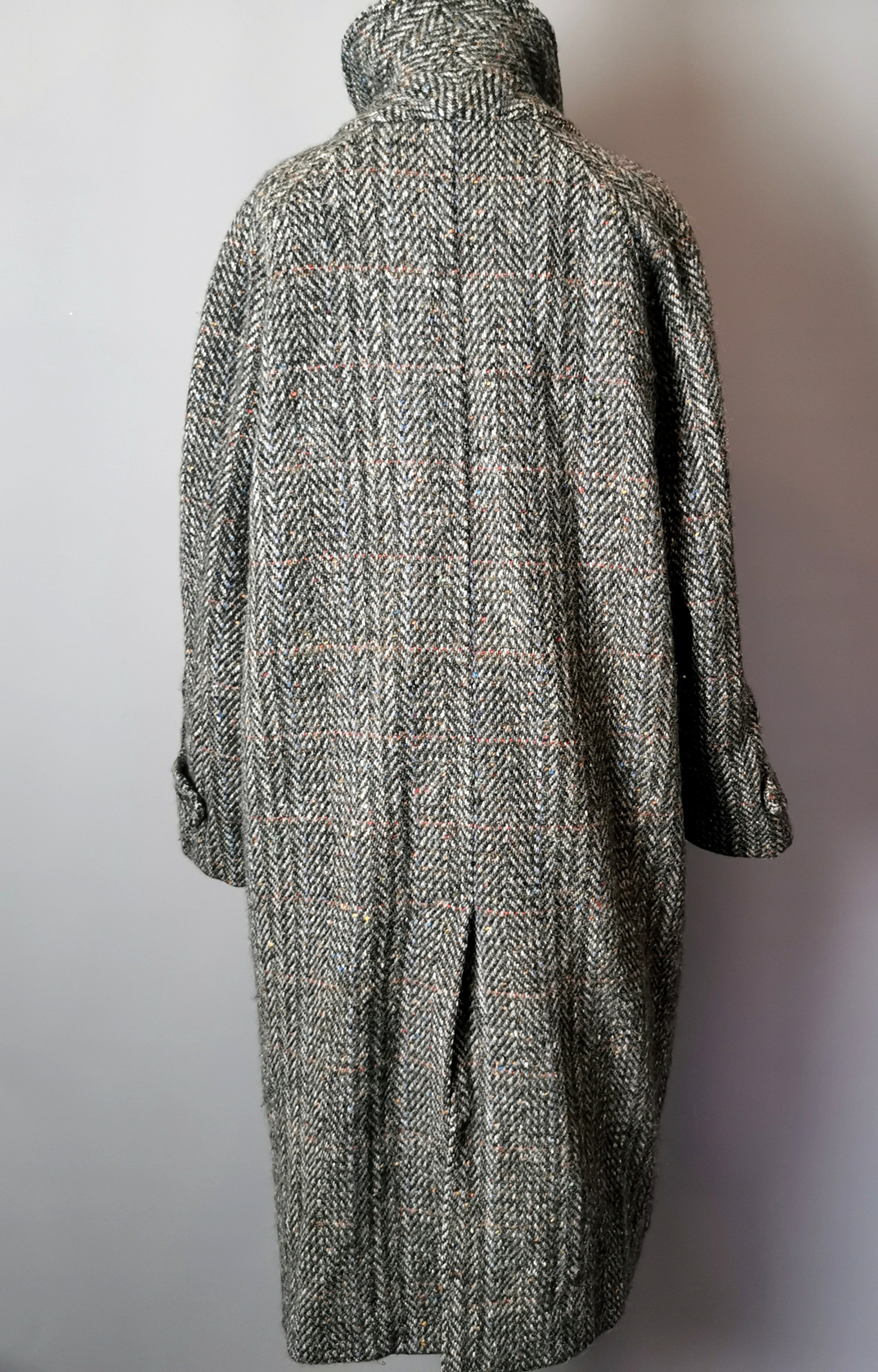 Burberry irish discount tweed overcoat