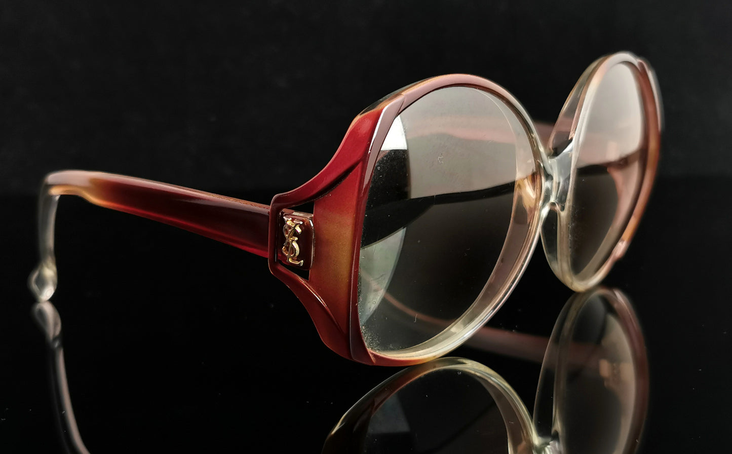 Vintage YSL oversized sunglasses, c1980s