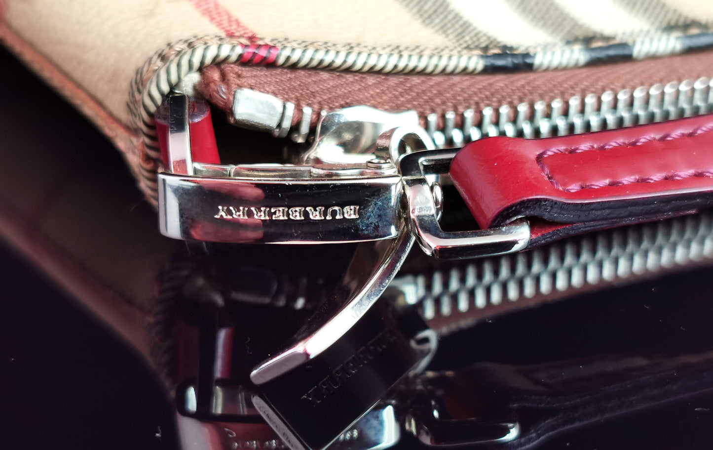 Vintage Burberry pochette handbag, Nova check