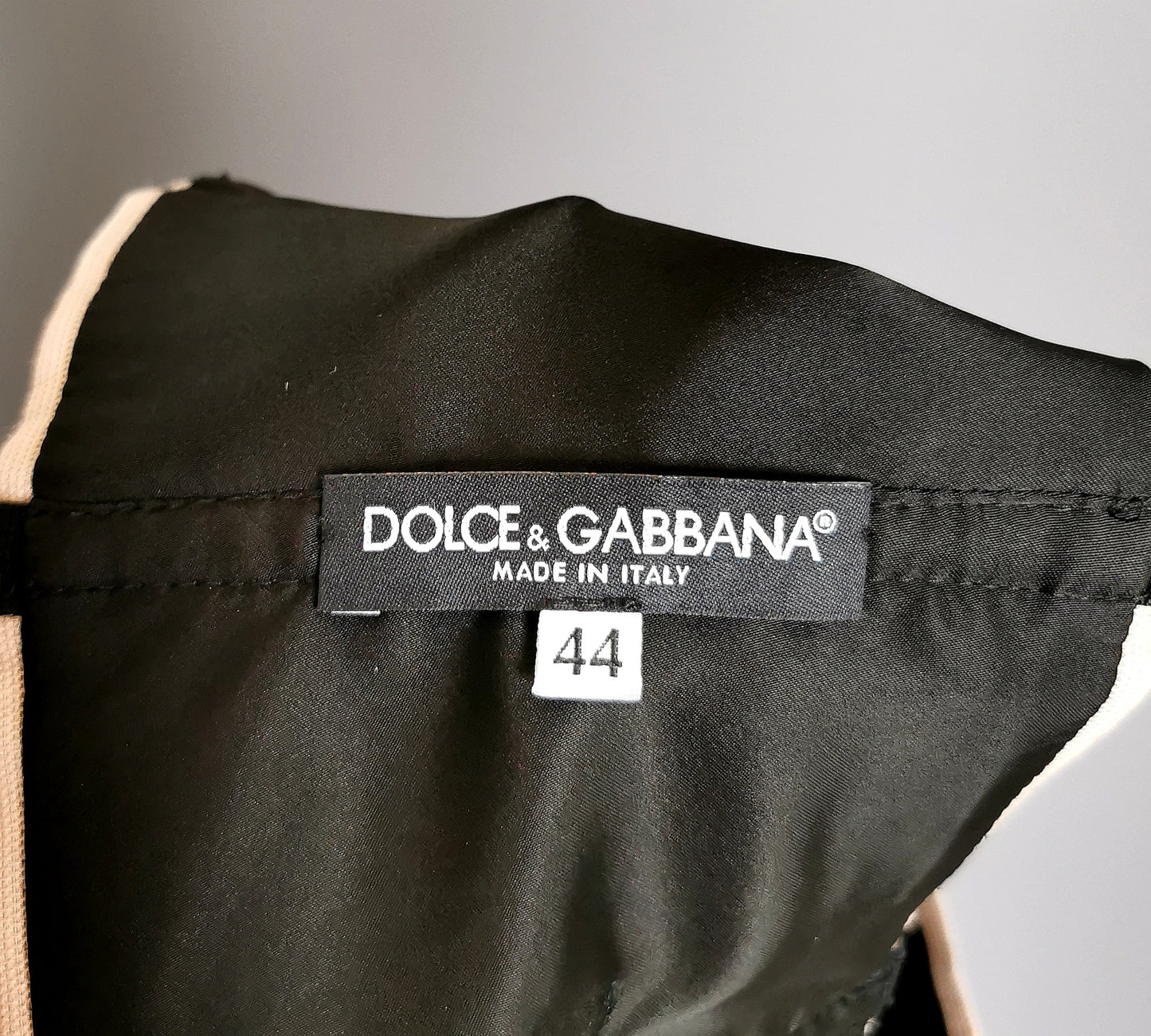Dolce and Gabbana corset waist belt, blush pink