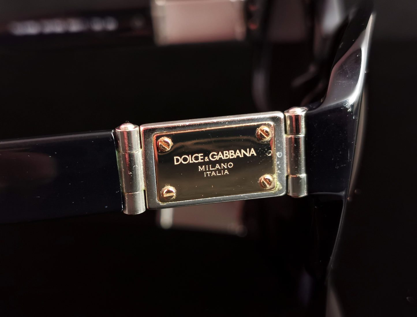 Dolce and Gabbana Sunglasses, gradient lense, Black