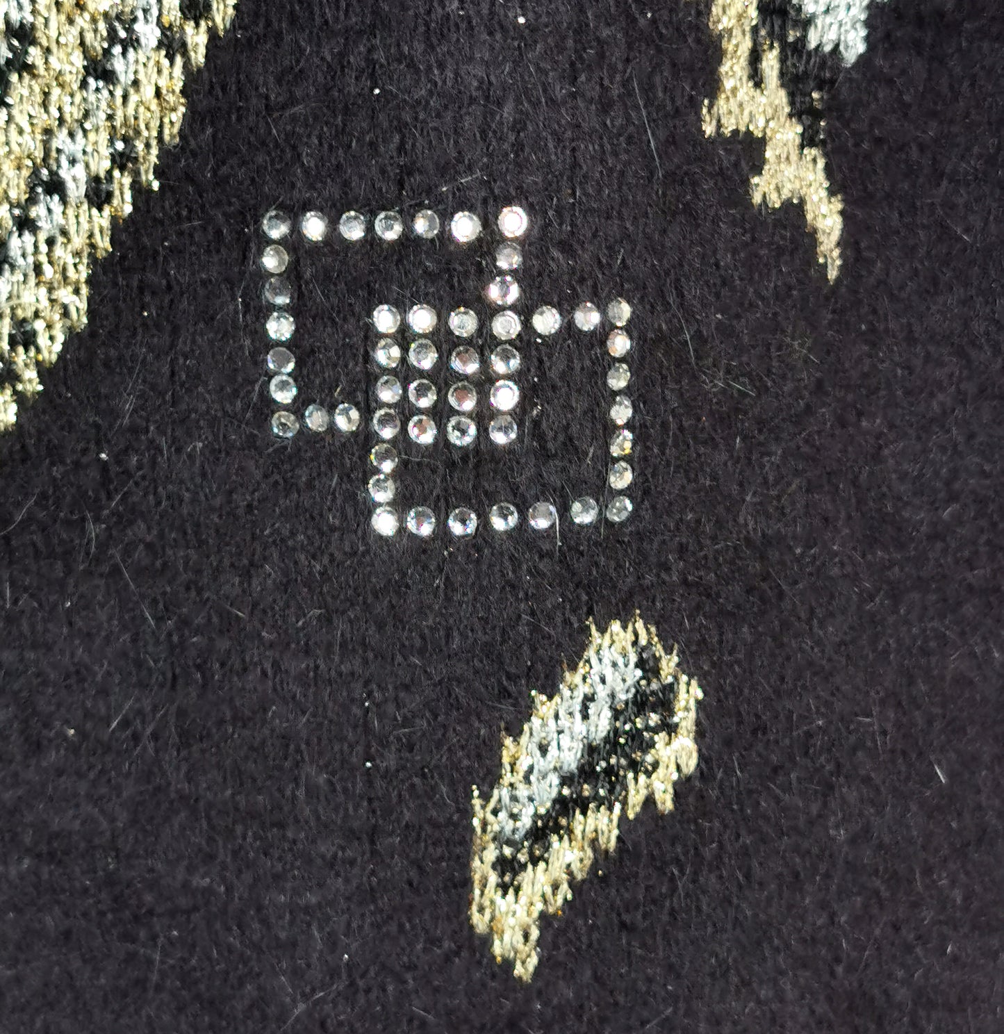 Vintage 80s Metallic knit sweater, Mondi