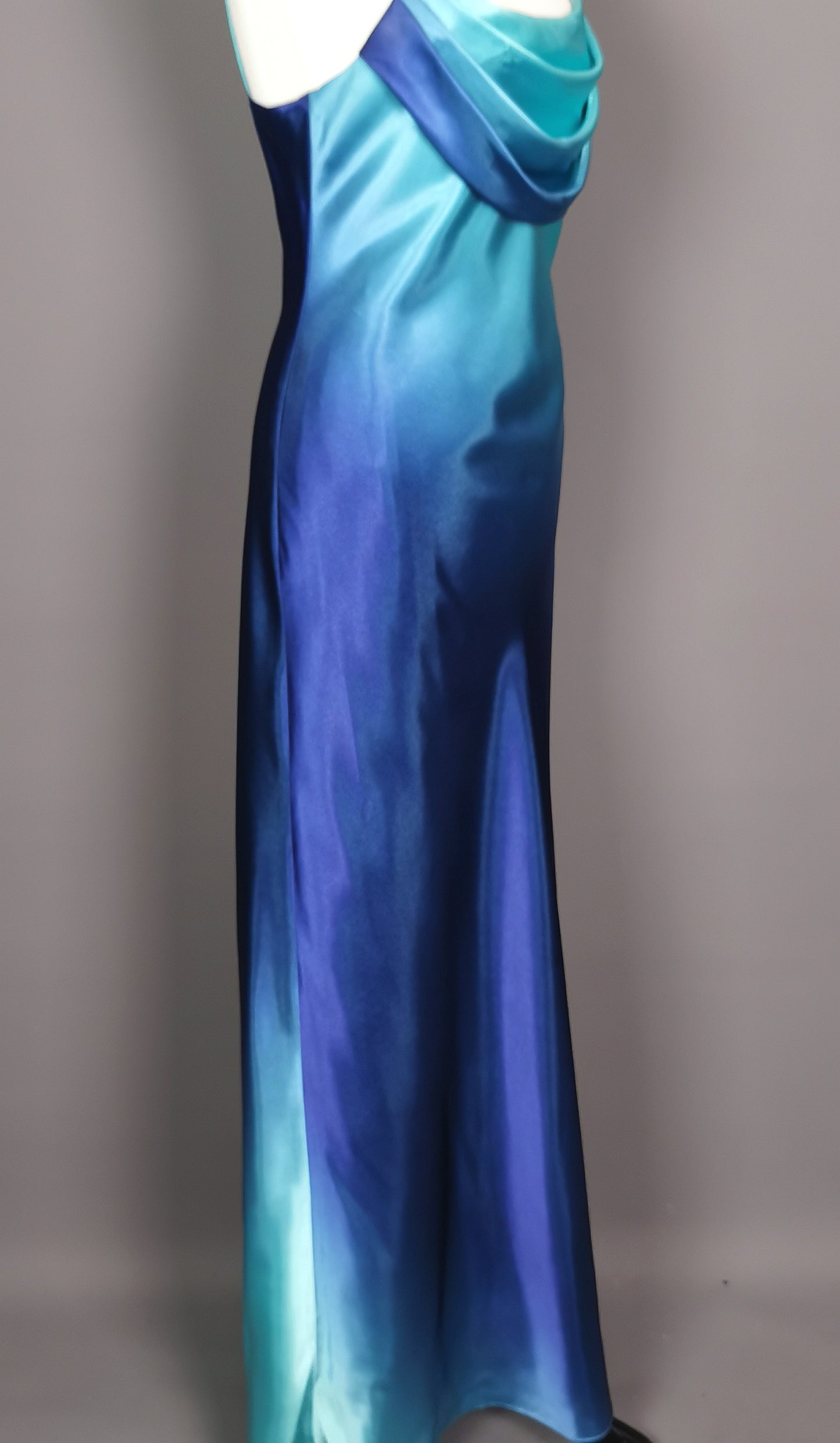 Vintage Blue Ombre bombshell dress, Onyx Nite, Prom, party