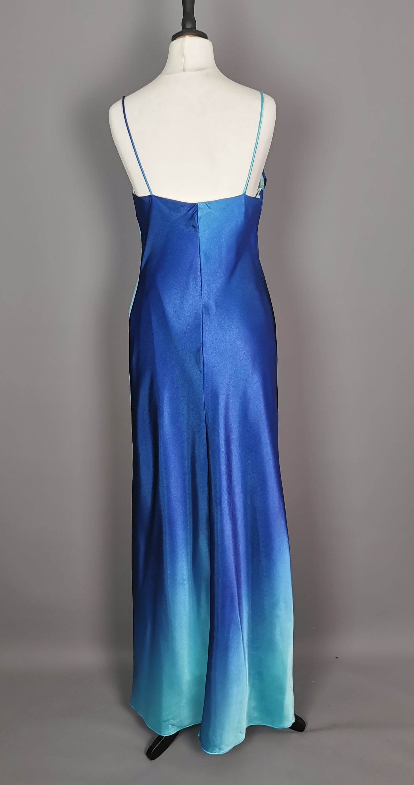 Vintage Blue Ombre bombshell dress, Onyx Nite, Prom, party