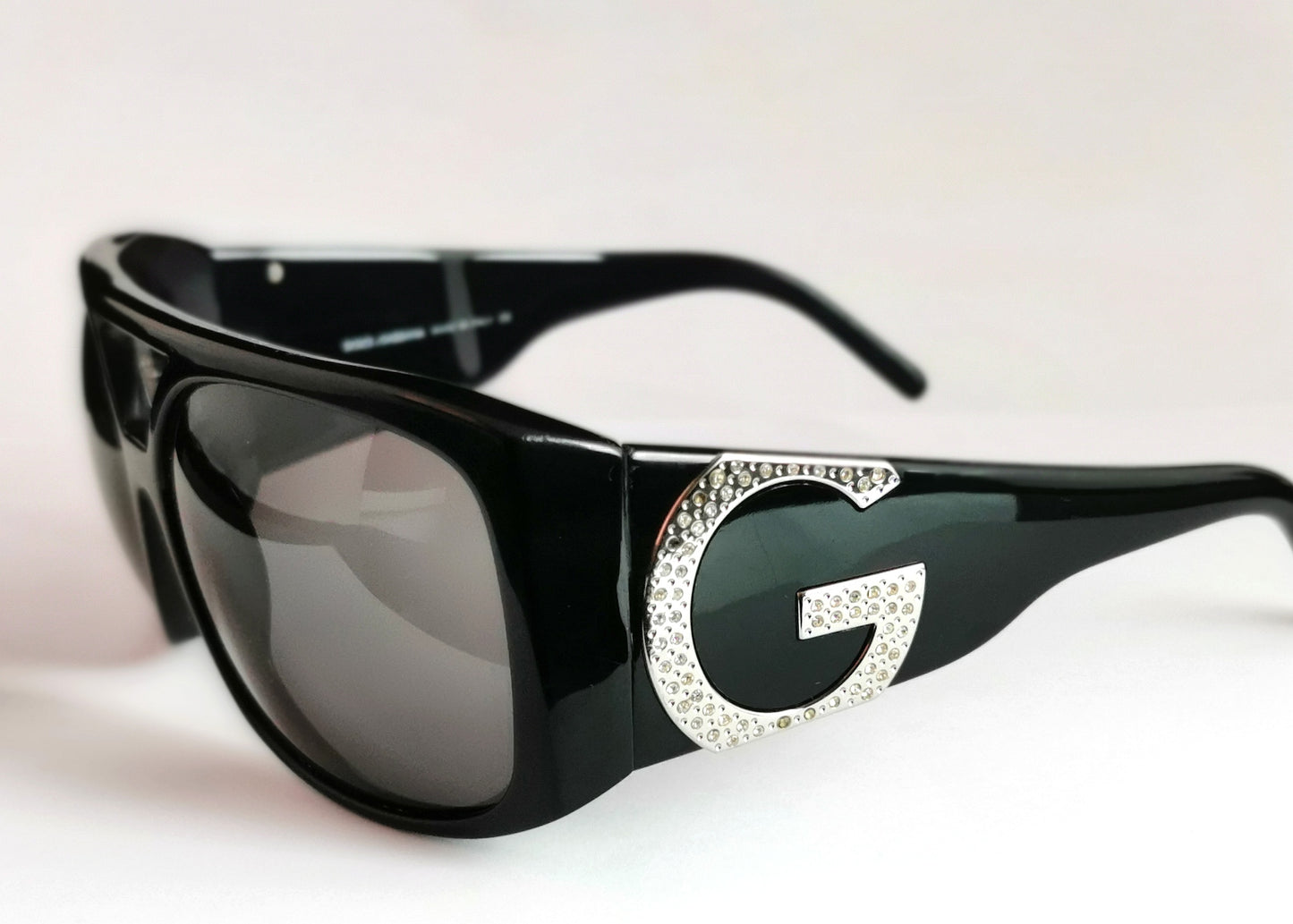 Dolce and Gabbana oversized Sunglasses, logo, Black