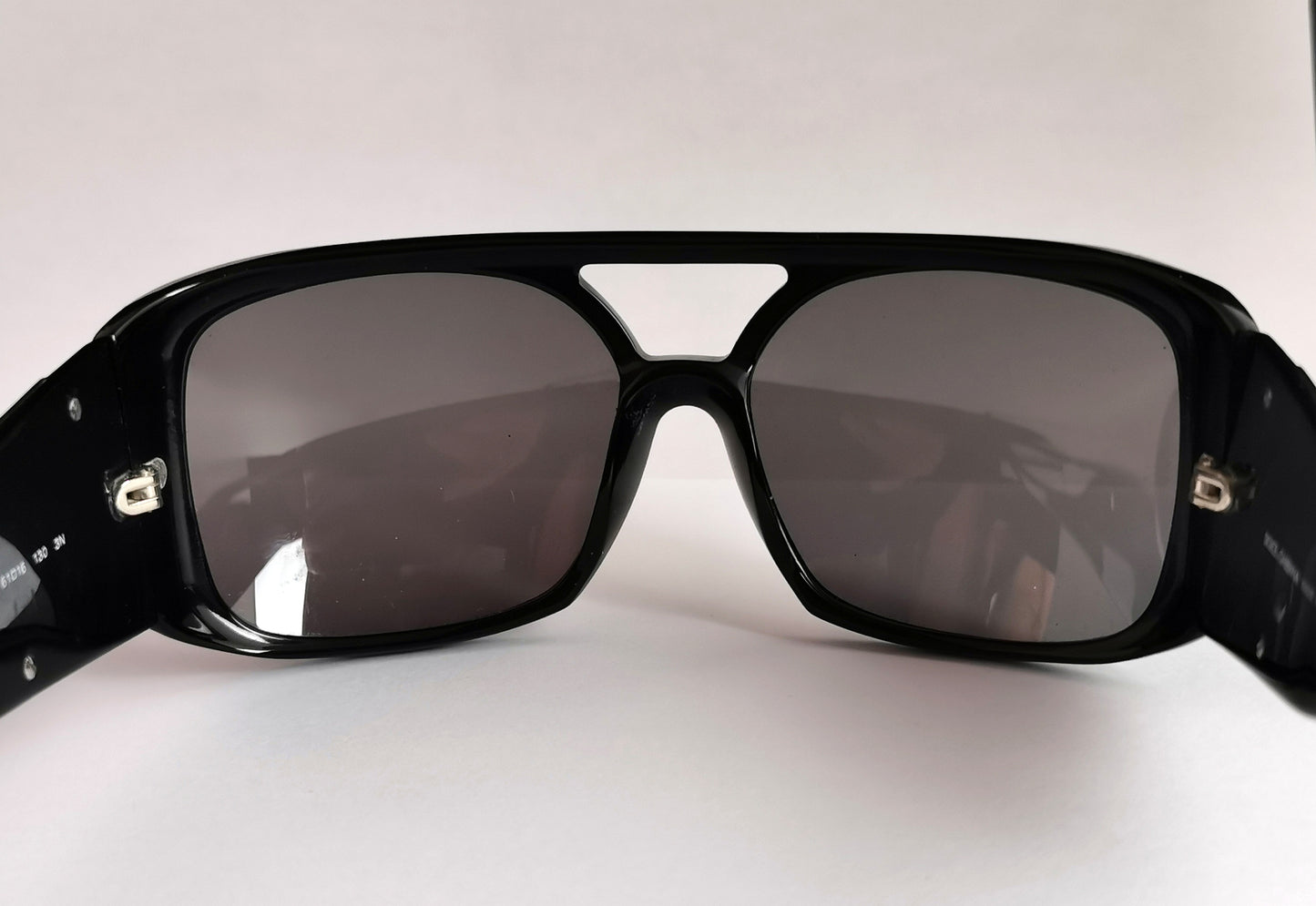Dolce and Gabbana oversized Sunglasses, logo, Black