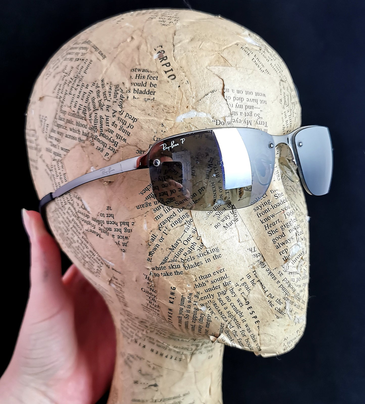 Ray Ban P sunglasses, mirrored, Polarised