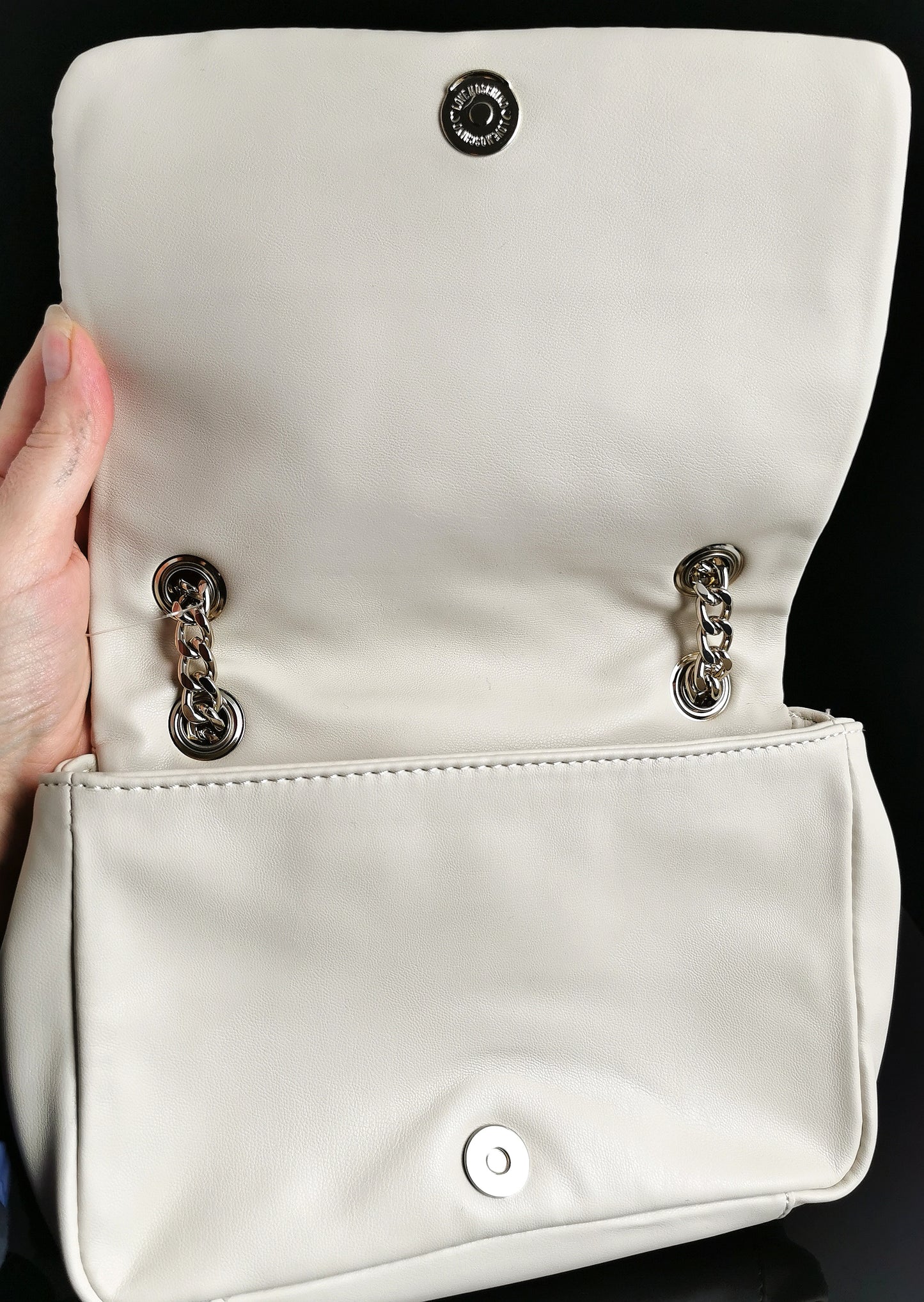 Love Moschino Quilted shoulder bag, Chain handle