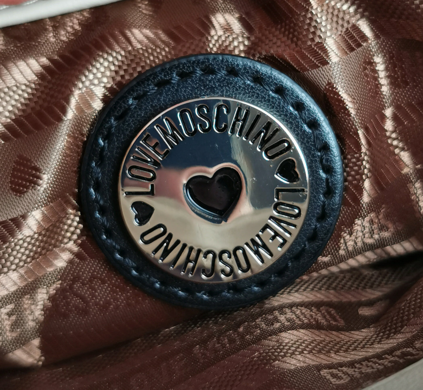 Love Moschino Quilted shoulder bag, Chain handle