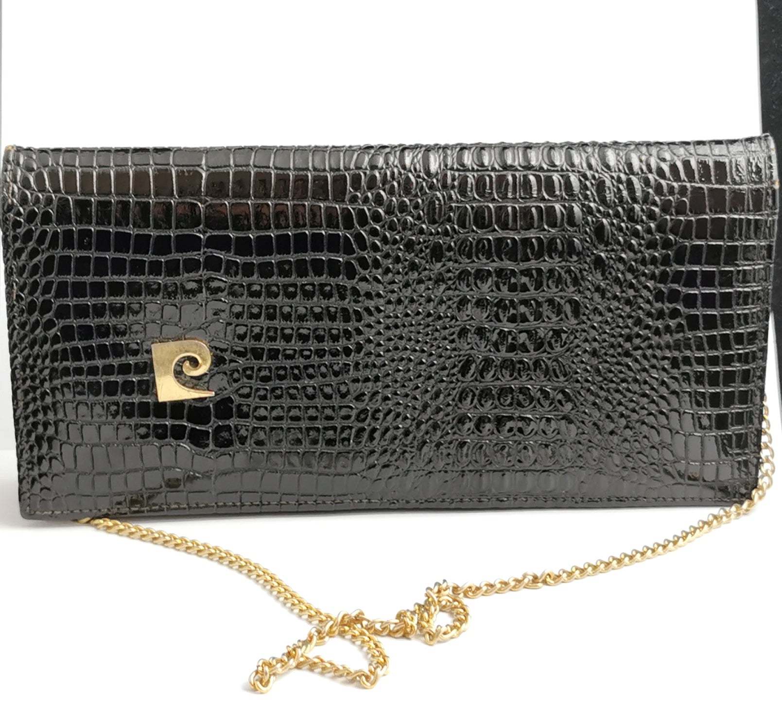 Buy Vintage 70s Pierre Cardin Snakeskin Clutch With Gold Chain, Snake  Shoulder Bag, Brown Leather Handbag Purse, French Designer Evening Bag  Online in India - Etsy