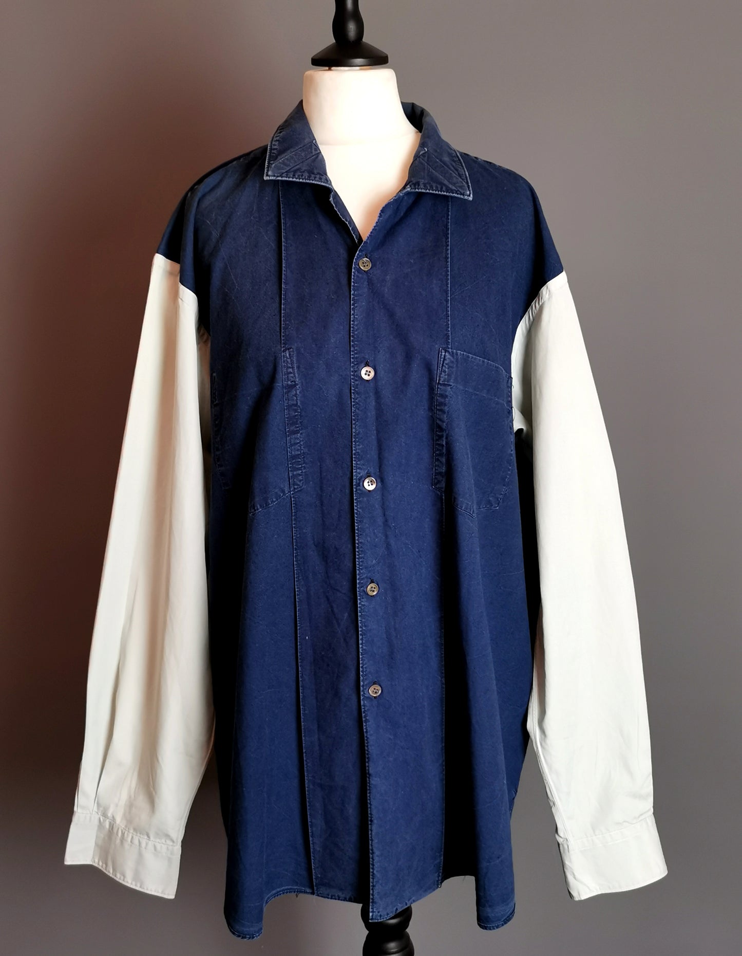 Vintage Comme Des Garçon mens shirt, c1990s