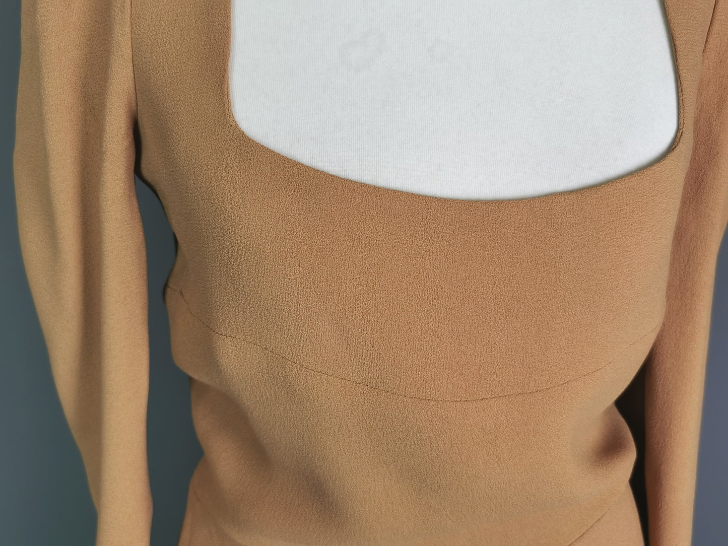 Vintage 1970s Biba dress, mustard Yellow