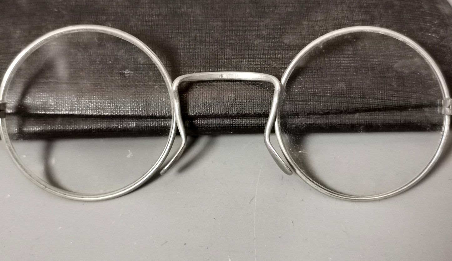 Vintage Ww2 round frame spectacles, glasses