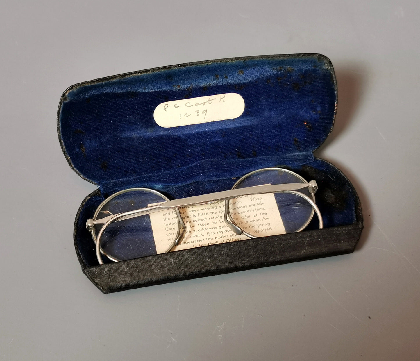 Vintage Ww2 round frame spectacles, glasses